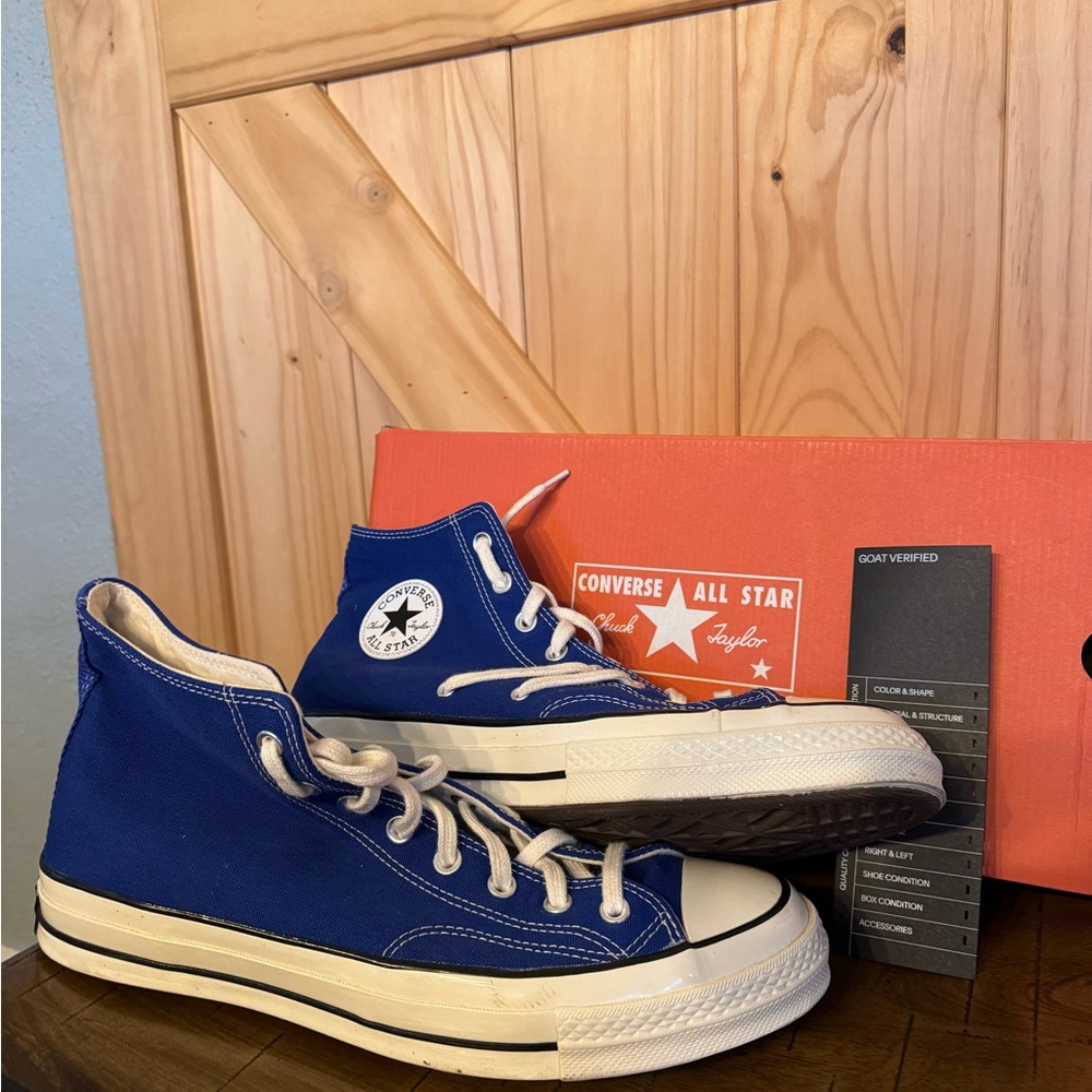 Converse Chuck Taylor Blue and White Sneakers